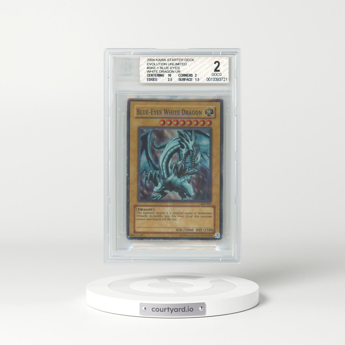 2004 Kaiba Starter Deck SKE1 BlueEyes White Dragon Evolution