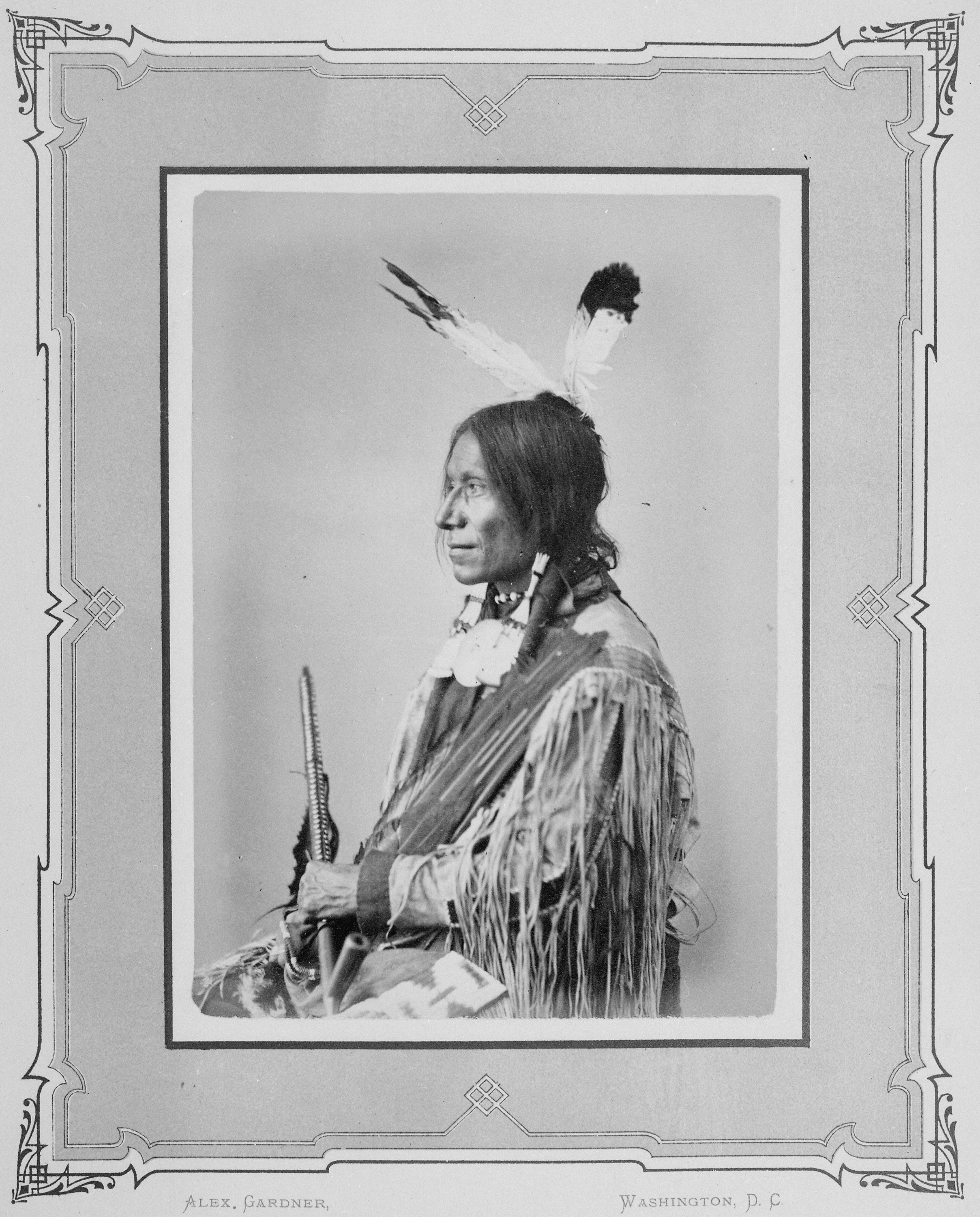 Red Lodge-Tepe-Sha. Cut Head, Sioux, 1872 - Native Americans: A ...