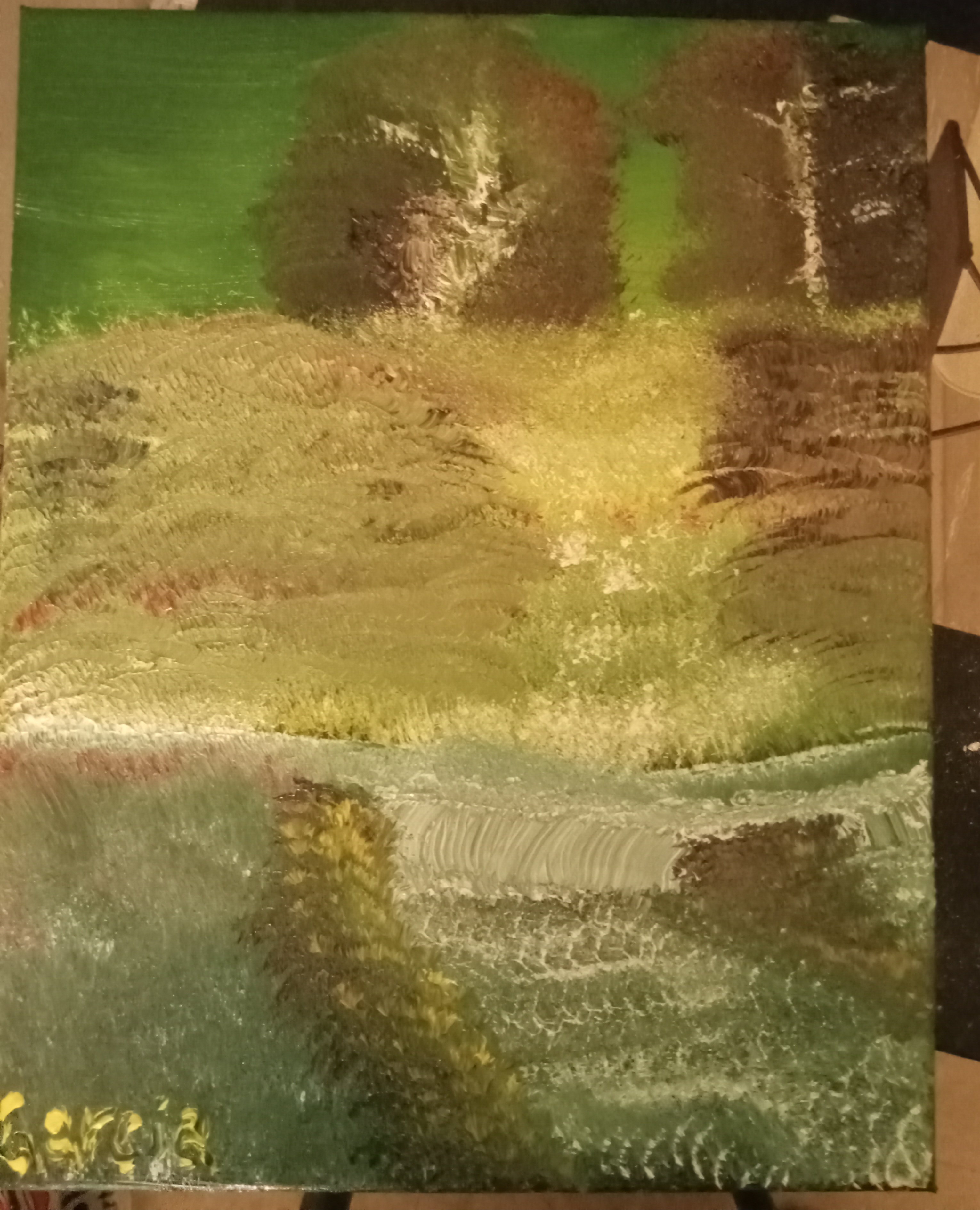 9th oil painting (5th on canvas) Garcia's Oil Painting NFT OpenSea