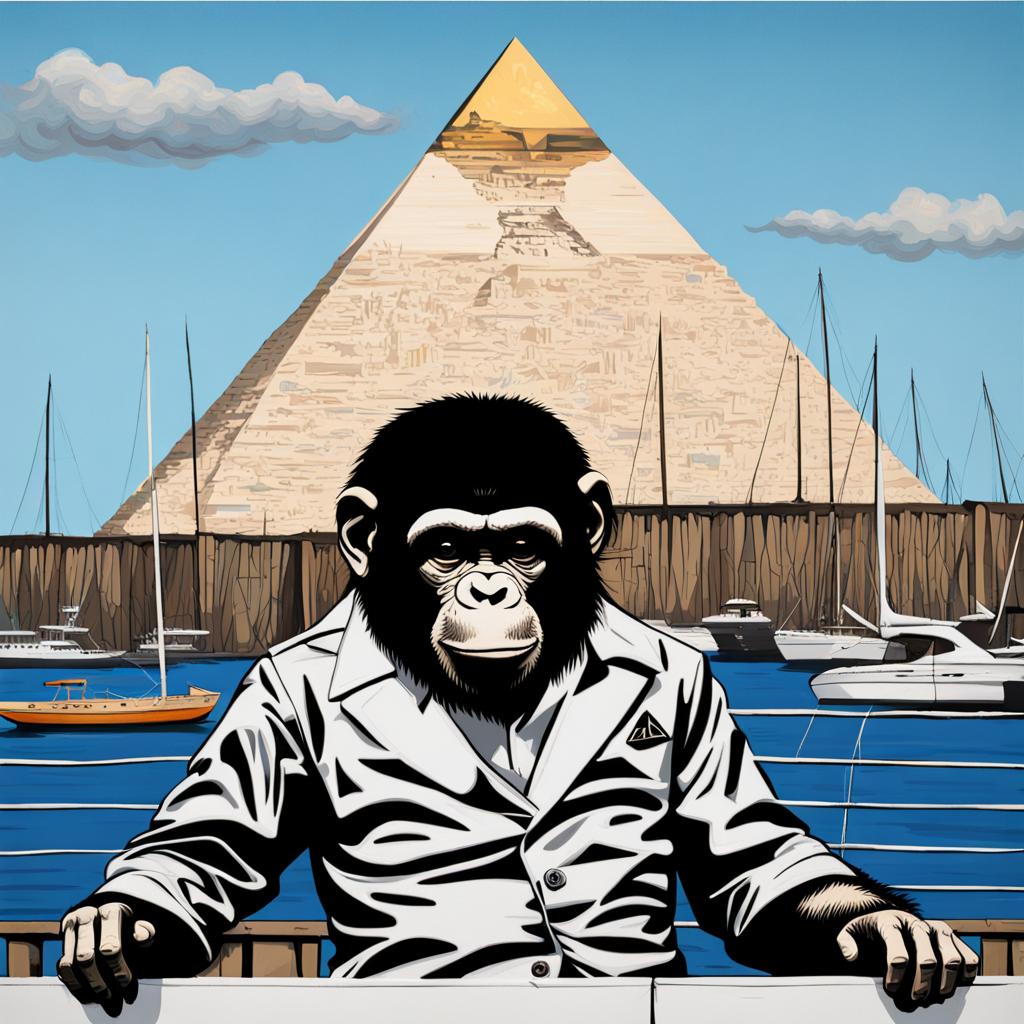Illuminati #16 - Banksy Ape Yacht Club