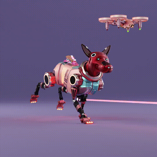 Beep Boop Robot Dogs 16635 Beep Boop Robot Dogs OpenSea