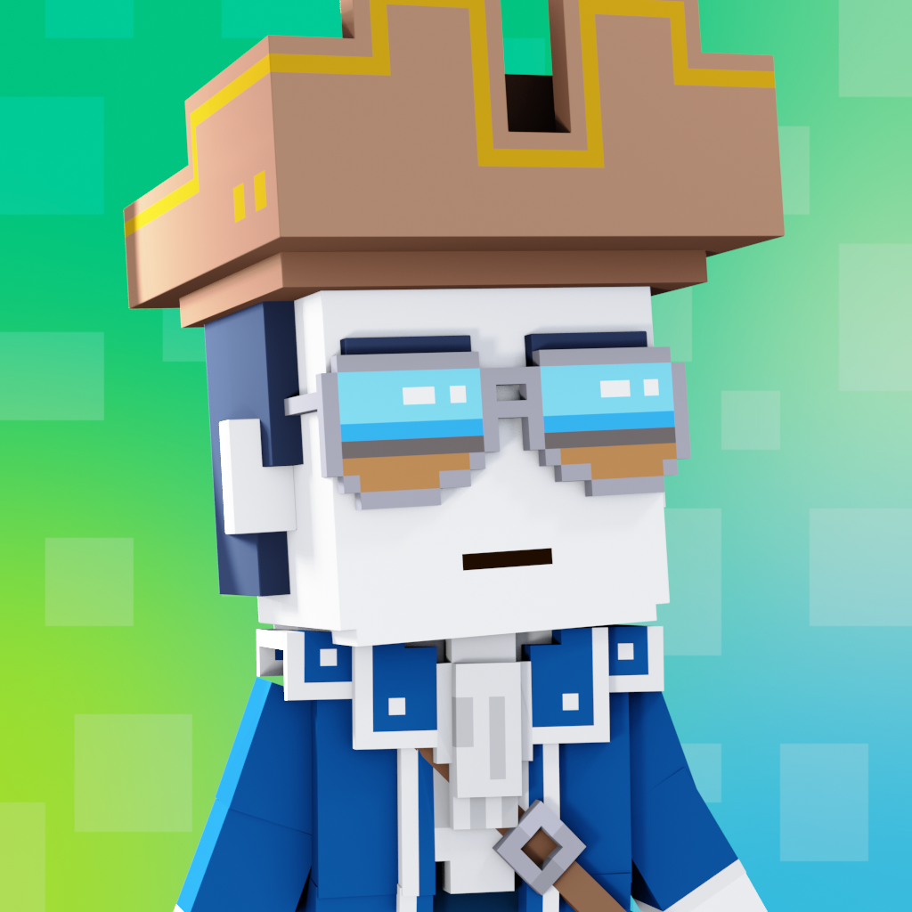 pixel block man, Minecraft Skin