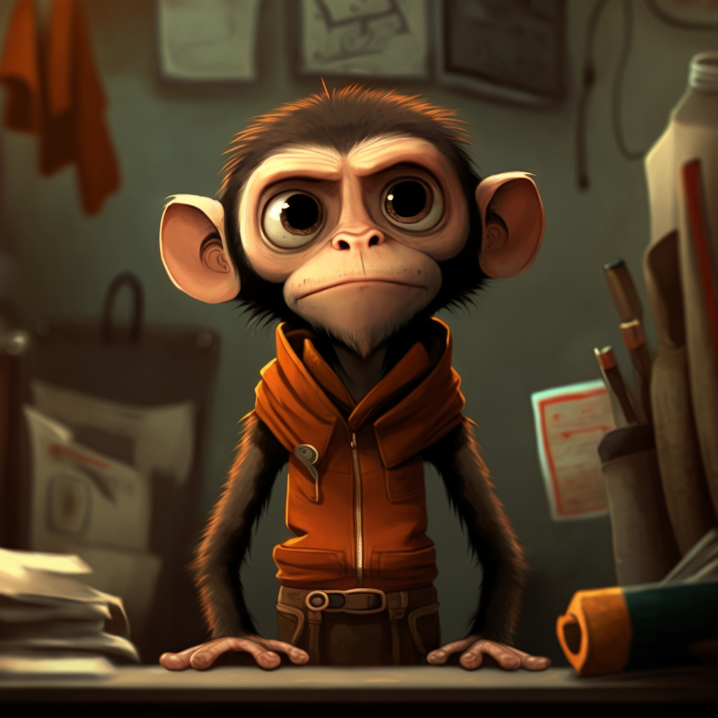 Focused Monkey - Monkey Reel Collection | OpenSea