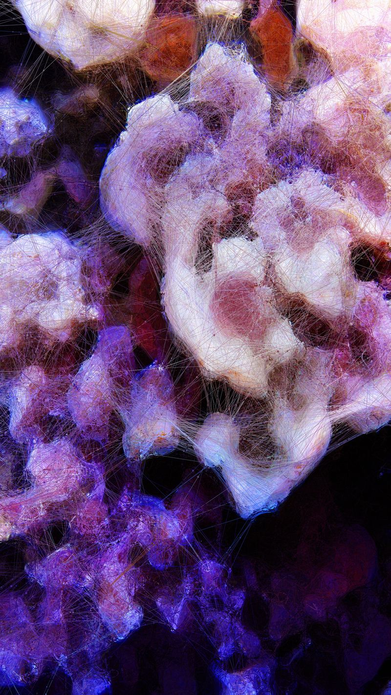 Machine Hallucinations - Coral - Generative AI Data Painting D #65