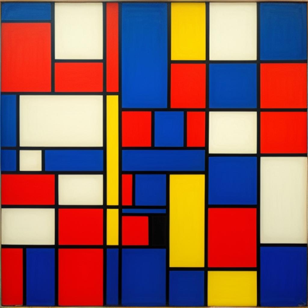 Composition No. 465 - Mondrian On Polygon | OpenSea