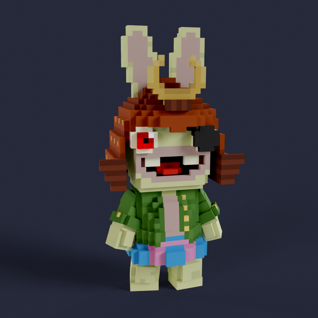 Rabbid #1304 - Rabbids Rockstars Avatar Collection 