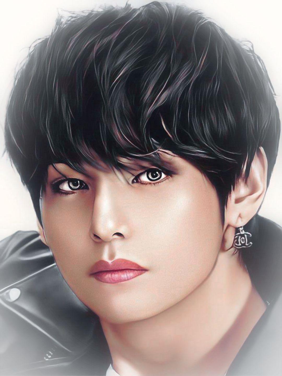 Drawing BTS-V From DNA MV |방탄소년단|How to draw BTS V |Kim Taehyung Sketch  easy step by step |김태형 - YouTube